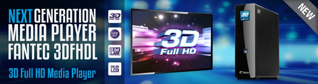 new 3DFHDL 3D Full HD Media Player