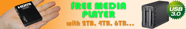 Free Cyclone Mini with AX32U3S RAID Disk Drives